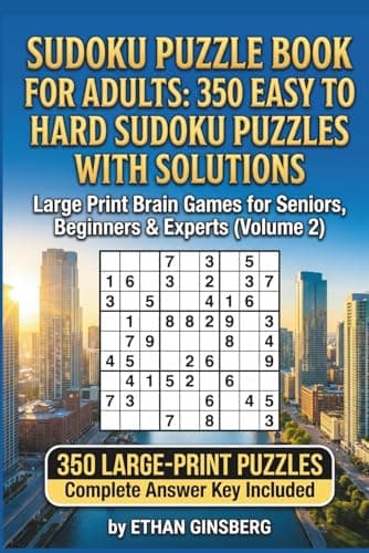Sudoku Puzzle Book for Adults