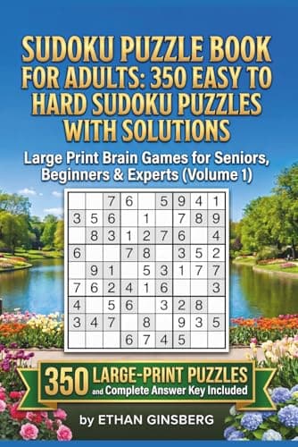 Sudoku Puzzle Book for Adults