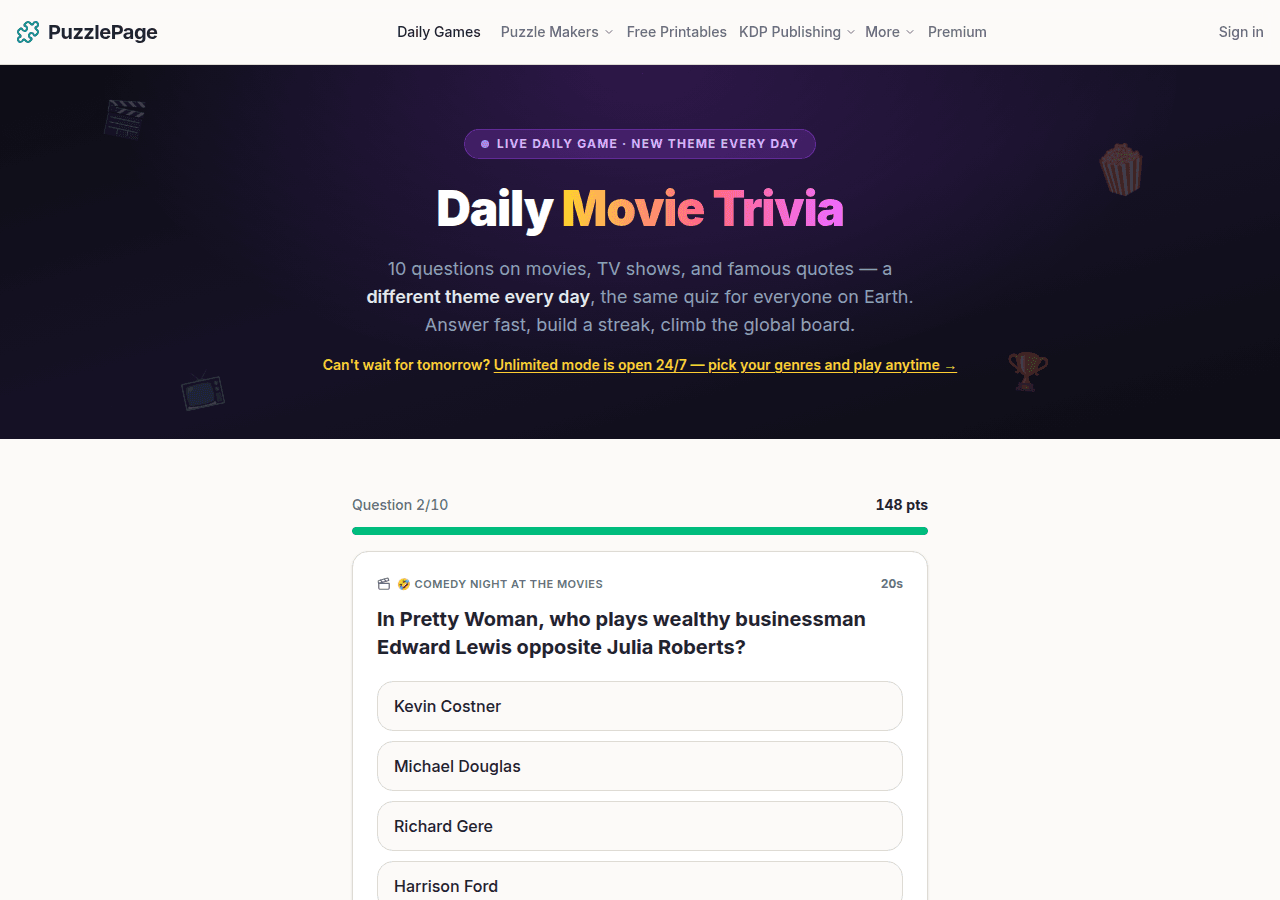 How to Win Daily Movie Trivia: Scoring and Strategy