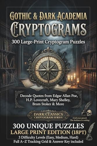 Gothic & Dark Academia Cryptograms